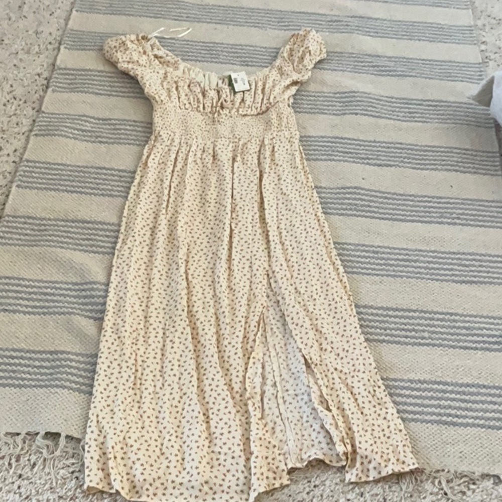 Floral Off-Shoulder Maxi Dress